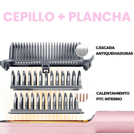 GlowPro Brush – Alisa tu cabello en minutos sin frizz