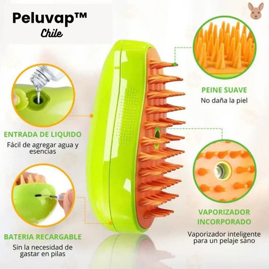 Peluvap™ – Cepillo 3 en 1 para Mascotas Felices y Hogares Limpios