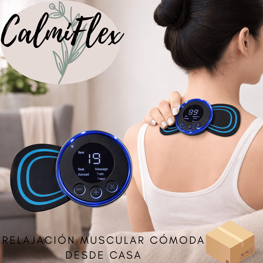 CalmiFlex™ – Relajación muscular cómoda desde casa