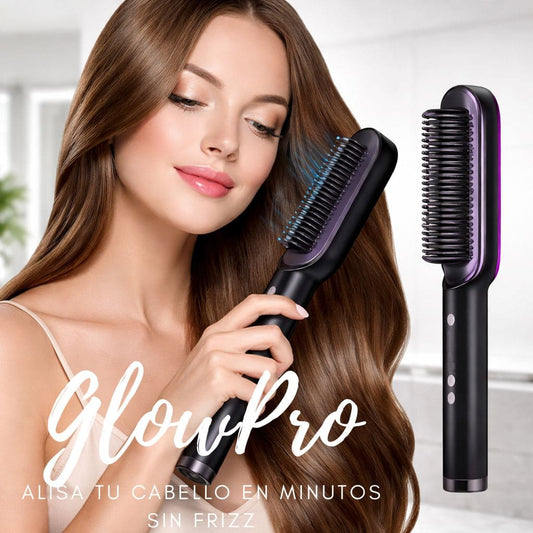 GlowPro Brush – Alisa tu cabello en minutos sin frizz