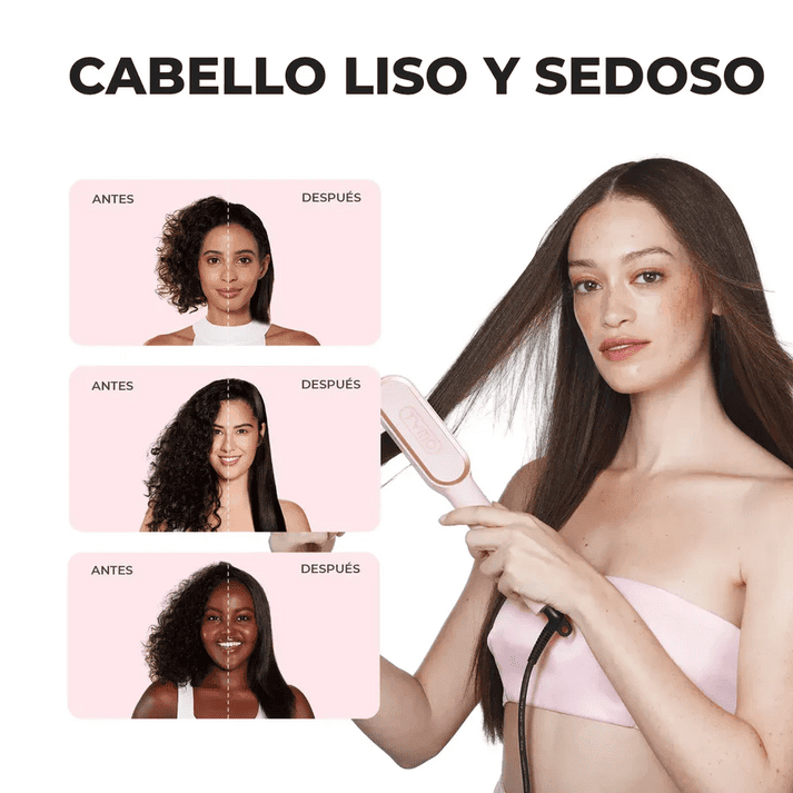 GlowPro Brush – Alisa tu cabello en minutos sin frizz