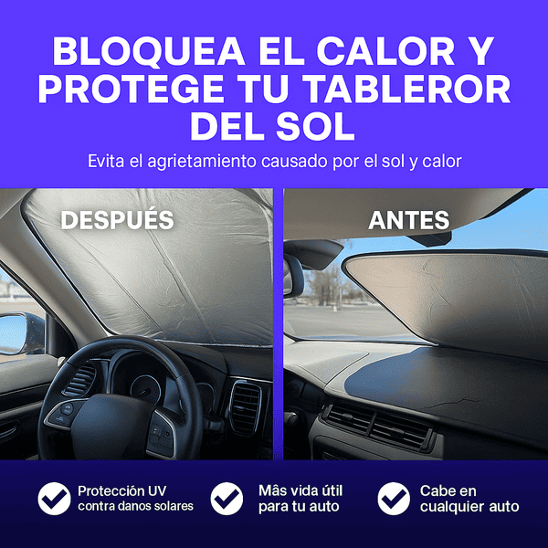 SolardGuard Pro - Protege tu auto del calor